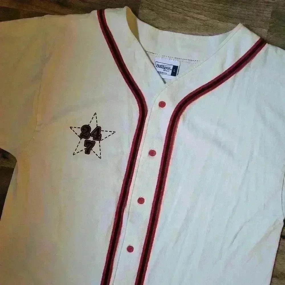 100% Cotton Las Vegas Sin City Baseball Jersey - Picture 2 of 7